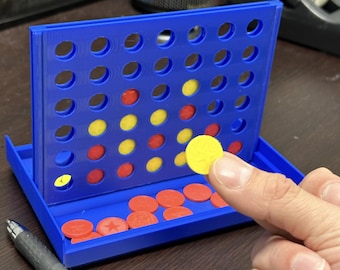 Gry podróżne kompatybilne z Connect 4, przenośna rozrywka rodzinna, kompaktowe gry planszowe, rozrywka w podróży, gry w rozmiarze podróżnym