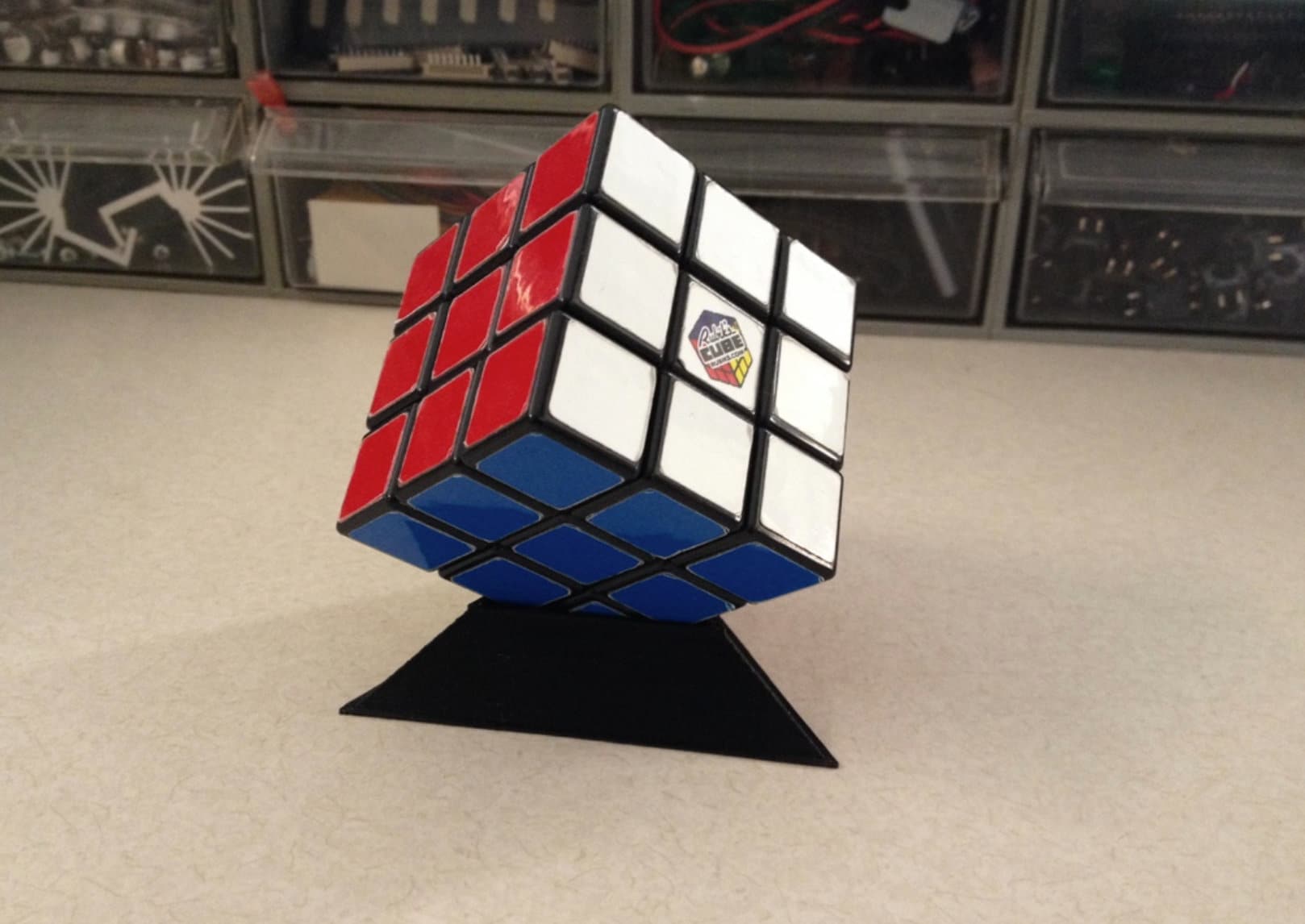 Rubik's cube silver -  France