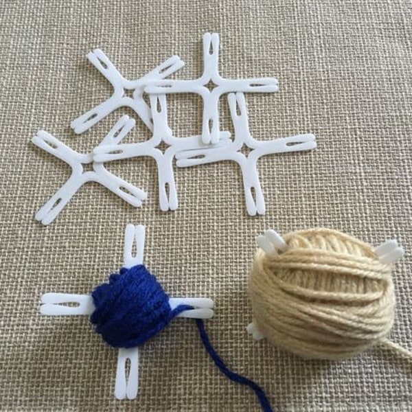 Set of 6 Yarn Bobbins | Yarn Accessories | Cotton Yarn | Wool Yarn | Knitting Accessories | Crochet Supplies | Stitch Markers | DIY Knitting
