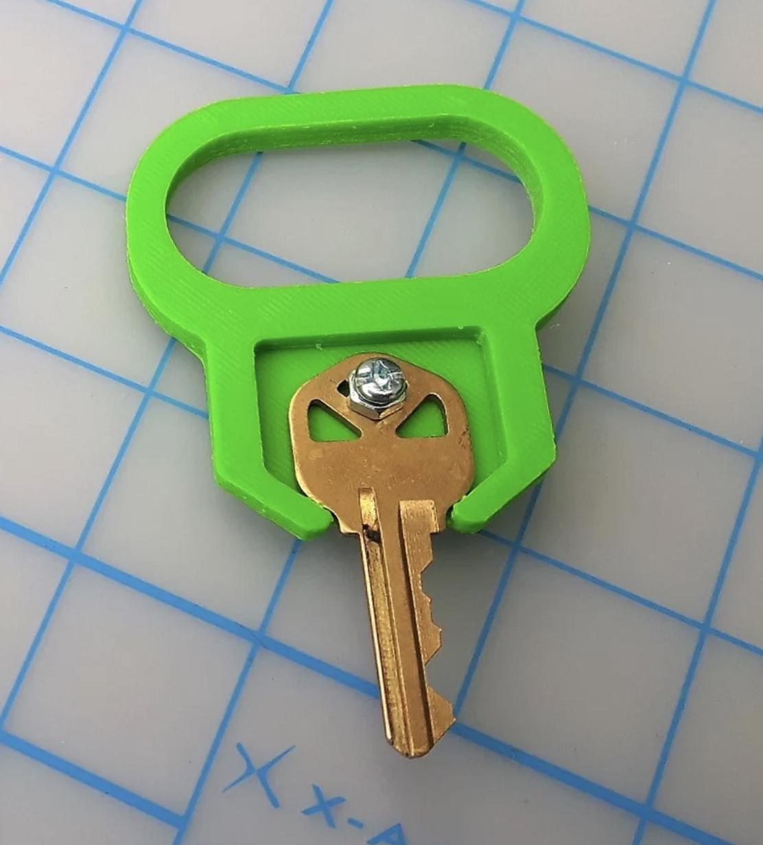 Key Rings Ergenomic Open Assistive Technology Key Turner for Arthritis, Easy Grip Key ...