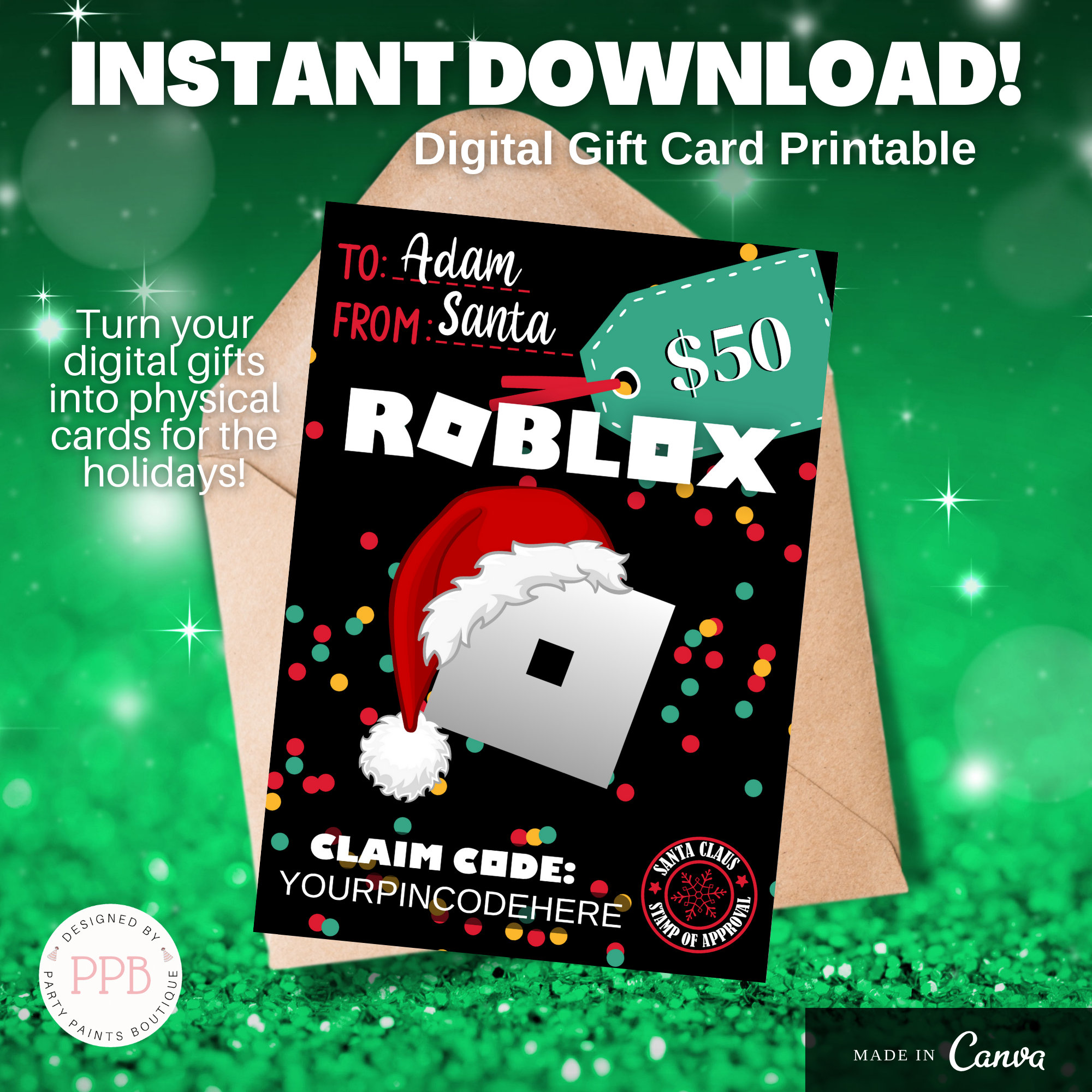 Robux Roblox Premium 1000 Gift Card - 1000 Robux Points