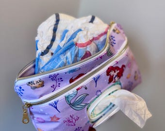 Patrón de costura para bolsa de toallitas: bolsa para pañales y refrigerios (patrón en PDF), regalo perfecto para Navidad o baby shower.