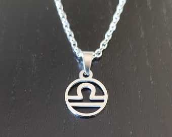 Necklace sign of the zodiac Libra