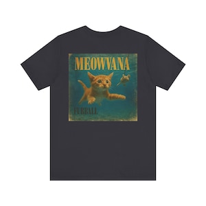 Nirvana Cat Shirt - Etsy