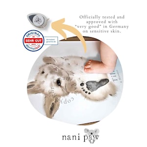 Baby FußabdruckSet Hase Nani Paw