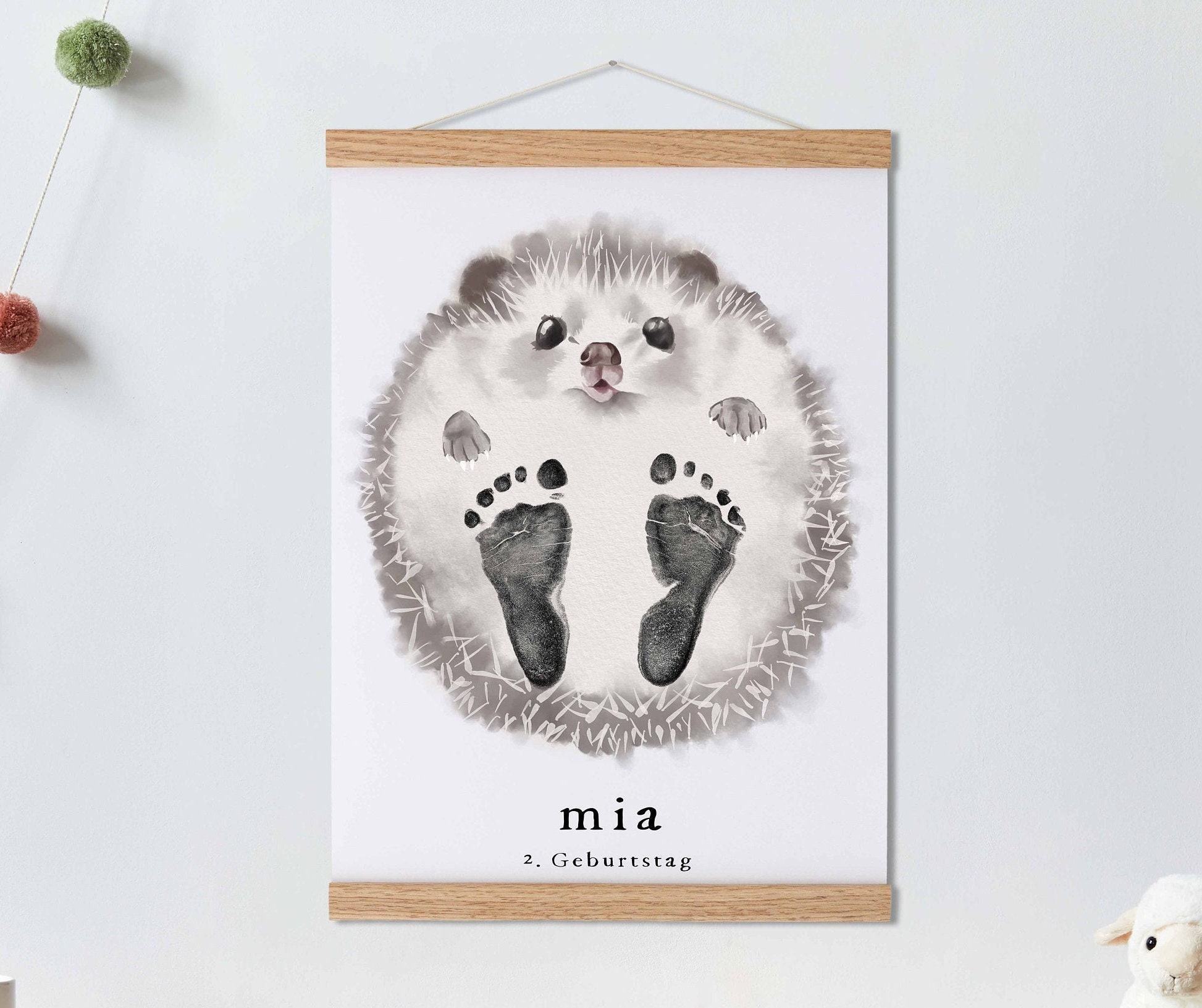  Baby Footprint Kit,Footprint Set, Baby Shower Keepsake Gift,  Newborn Gifts, Baby Room Art,Personalized Baby Gifts for Girls, Boys, Baby  Nursery Decor (A4(0-6months), Rabbit) : Baby
