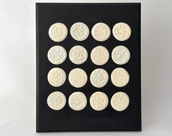 Keramik Wandkunst, Handgefertigtes Steinzeug Wandpaneel, skulpturale Wanddekoration, Wabi Sabi Wandkunst, Minimale schwarze Wandkunst, moderne Wandskulptur