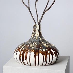 Ceramic Textured Vase |