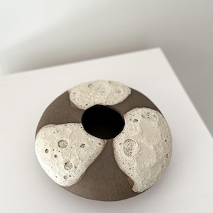Brown Ceramic Vase | Handmade Vase | Stoneware Vase