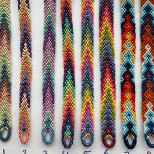 Regenboog vriendschapsarmbandjes | Rainbow Friendshipbracelets | Macrame |  Boho |Verstelbaar | Handgeknoopt | Hippie |Aztec |knotted