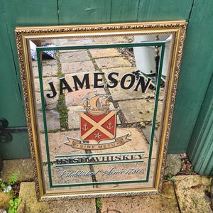 Jameson Whiskey Mirror/pub Mirror - Etsy