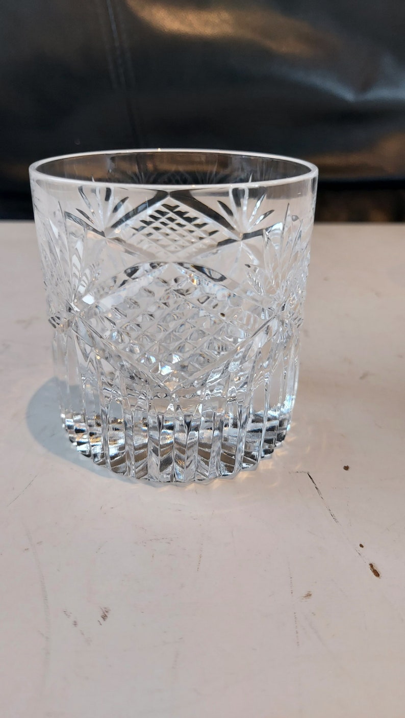 Pair of Vintage Tyrone Crystal Whiskey Glasses Slieve Donard Etsy UK