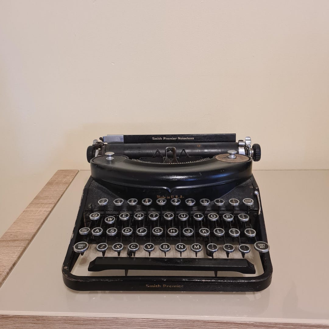 Smith Premier Noiseless Portable Typewriter Circa 1930 - Etsy