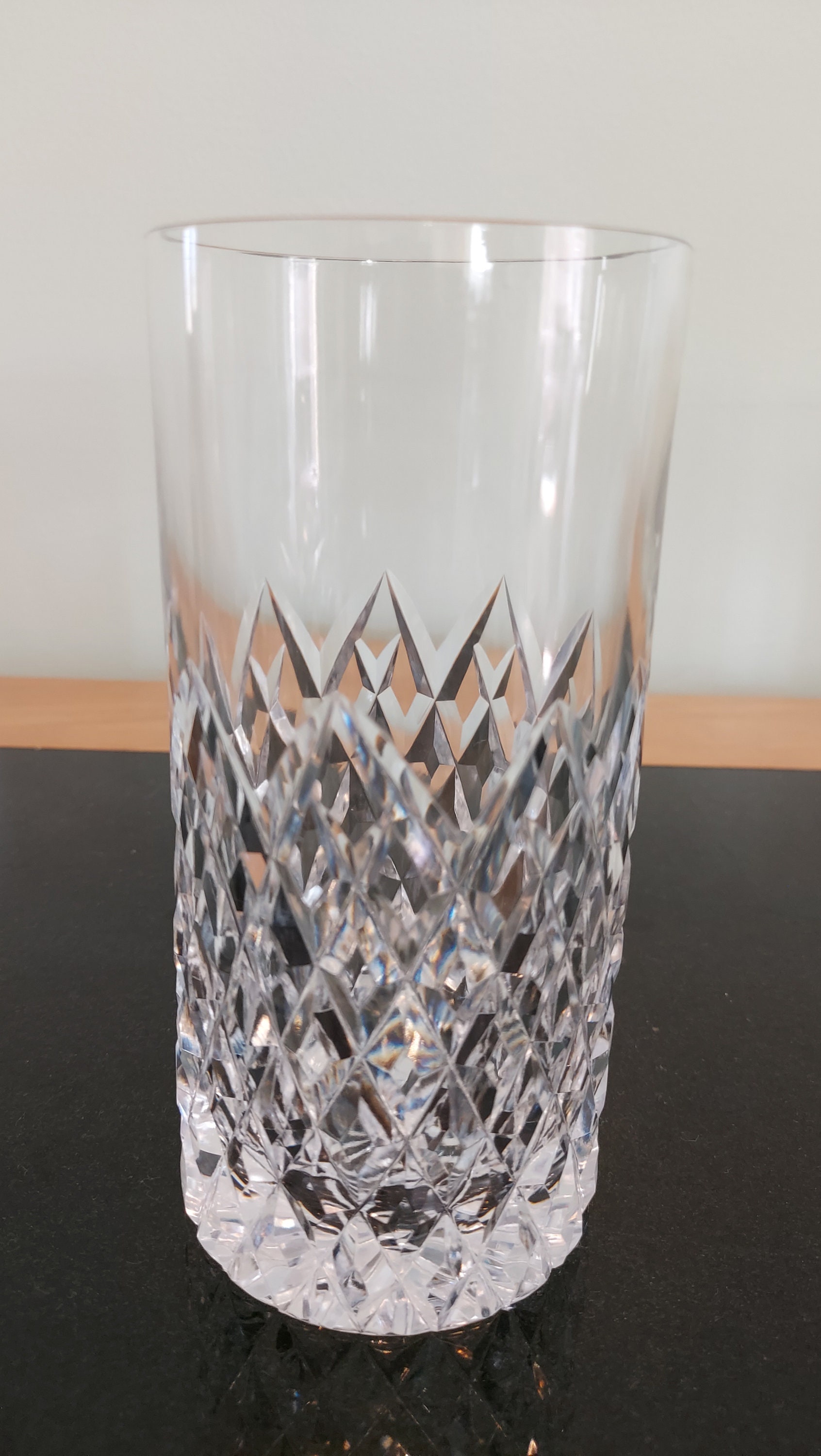 Vintage Unstamped Tyrone Heavy Crystal Hi Ball Glasses/crystal Etsy