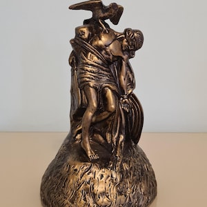 Bronze Effekt Cú Chulainn Statue - Irische Mythologie Helden Skulptur