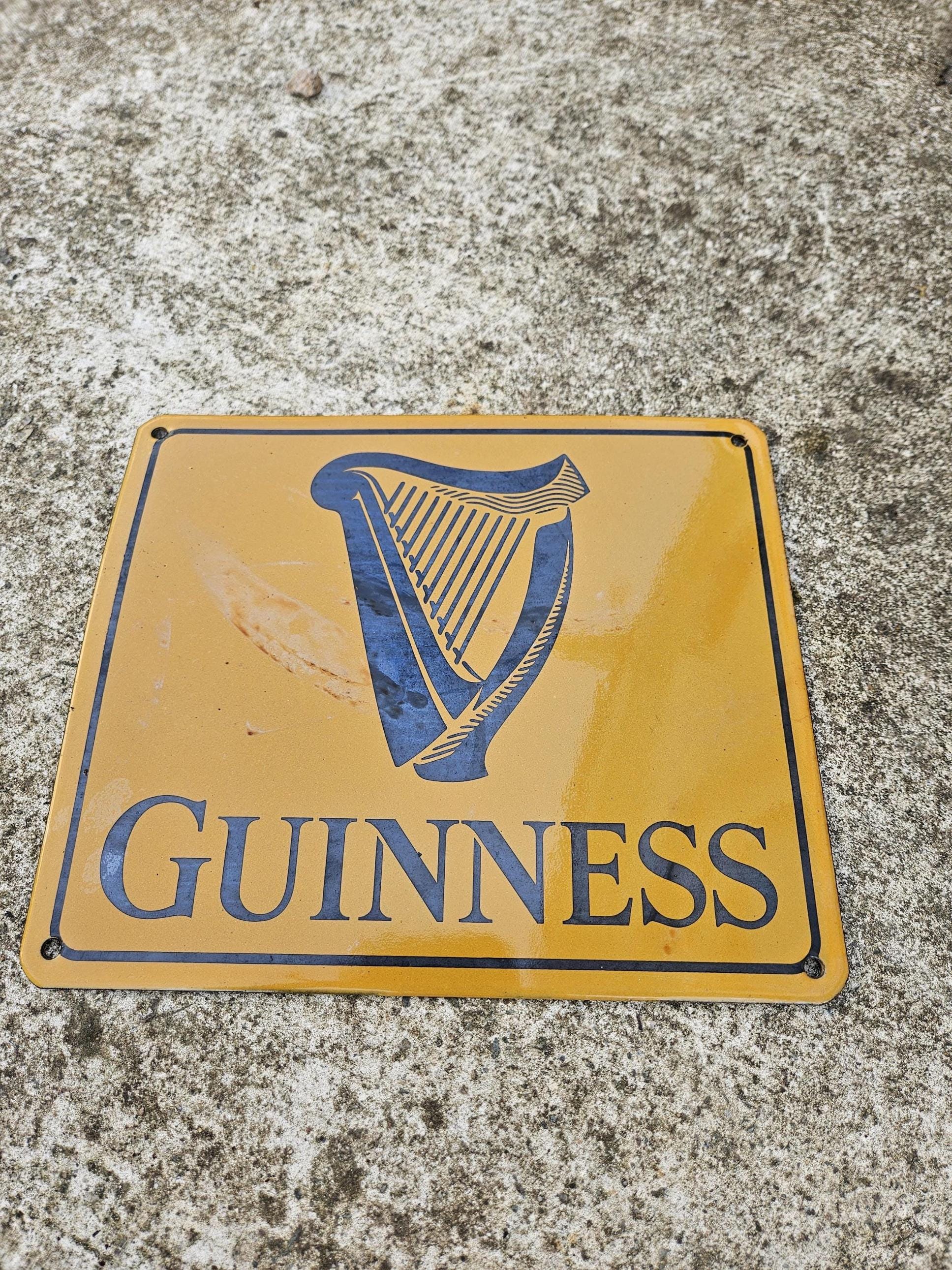 Guinness Enamel Sign/guinness Wall Sign - Etsy