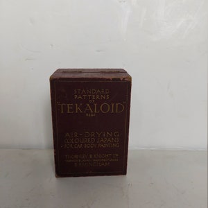 Vintage Birmingham Thornly and Knight trade  body painting colour samples