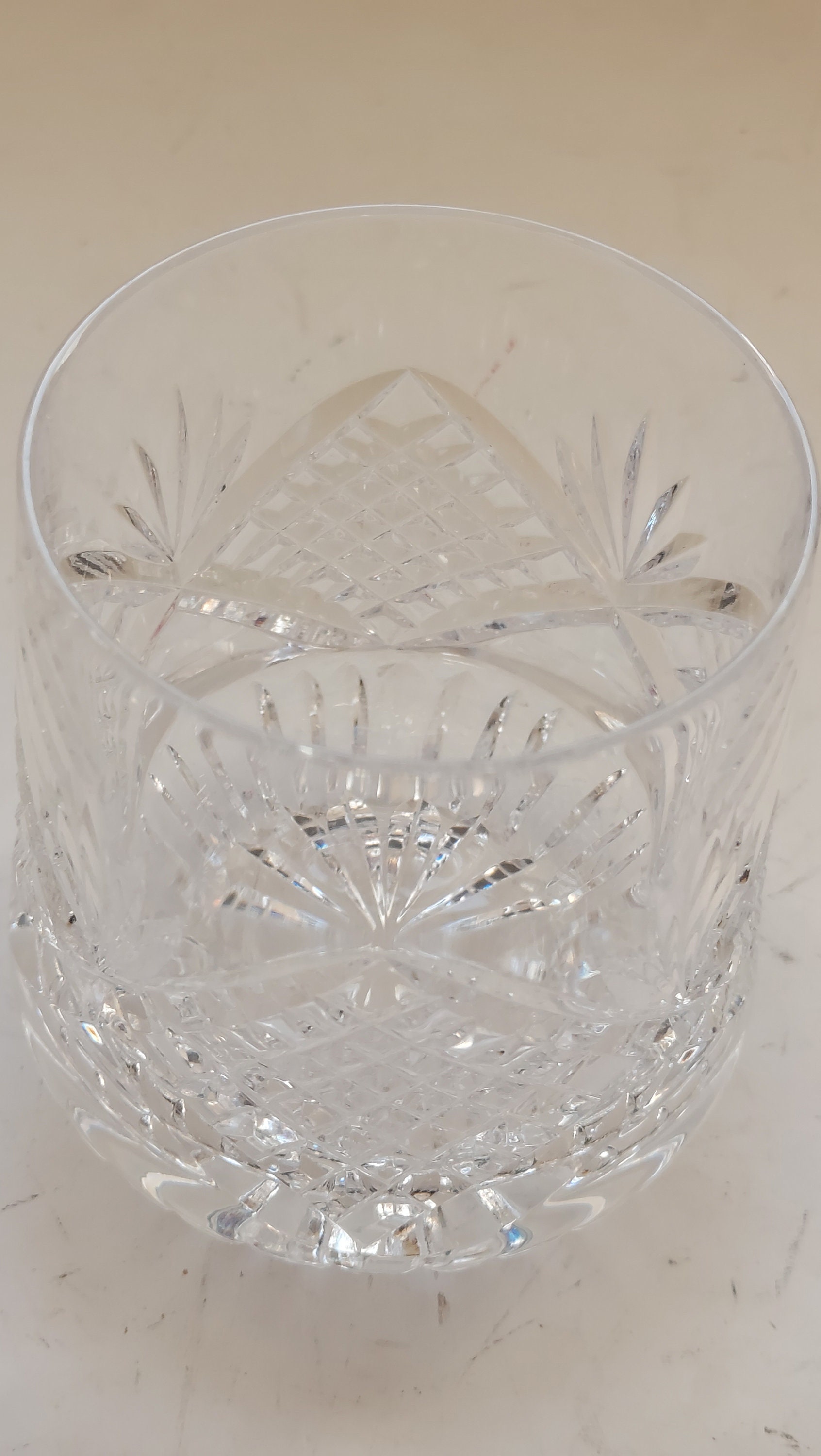 Pair of Vintage Tyrone Crystal Roly Poly Whisky Glasses/ Etsy