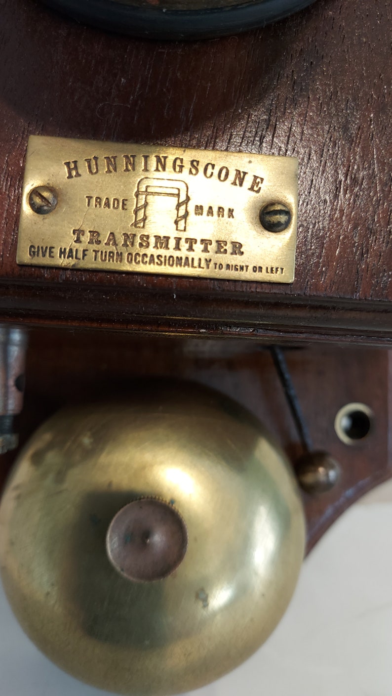 Original Antique Hunningscone Phone Transmitter Circa 1920/old Etsy