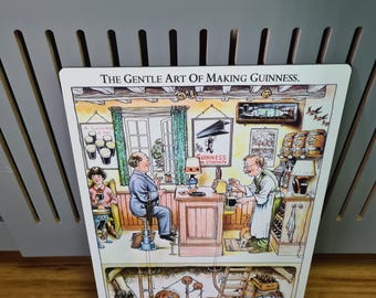 Letrero de pared impreso en vinilo de Guinness, 'El arte gentil'