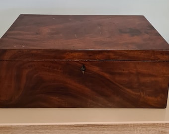 Antique Georgian writing slope/period decor
