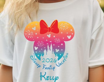 Custom 2026 Disney Family Vacation T-Shirt, Matching Comfort Colors Tee