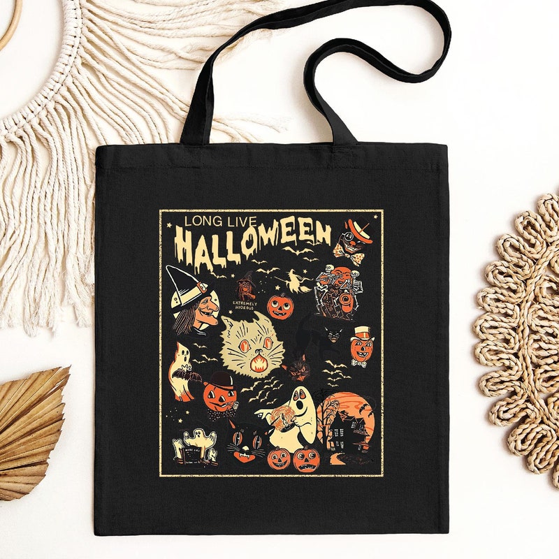 Halloween Tote Bag Etsy
