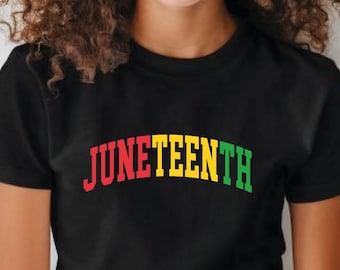 Juneteenth Shirt African American T-Shirt Black Freedom Day Tee Juneteenth Celebration Outfit