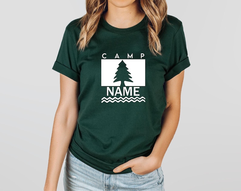 Custom Camp Shirt: Personalized Family Camping Trip, Bachelorette Party image 1