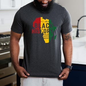 Camiseta de Historia Negra, Camiseta de Derechos Humanos, Camiseta BLM Afroamericana imagen 3