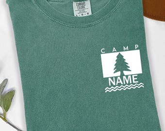 Camiseta personalizada de Camp Walden: Camiseta de bolsillo de camping de Parent Trap