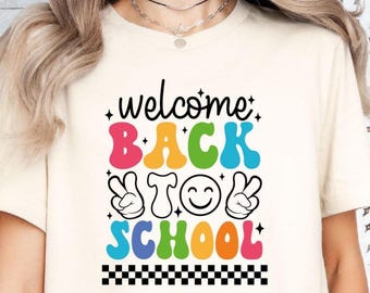 Welcome Back To School Shirt: Teacher Student Cotton Tee