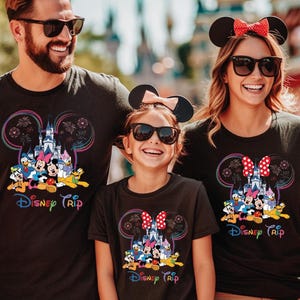 Disney Trip Shirts Disney Family Matching Shirts Disneyworld Shirts Disney Vacation Tshirt Disney Couple Shirt Disney Mickey Minnie Tshirts