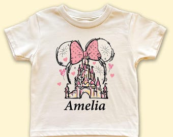 Personalized Minnie Mouse Shirt, Custom Disneyland Tee