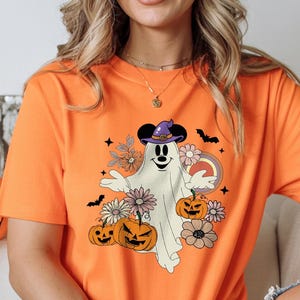 Disney Mickey Ghost Shirt  Mickey Halloween Shirt  Disney Halloween Shirt Disney Halloween Shirt Mickey Spooky Season Shirt Halloween Party