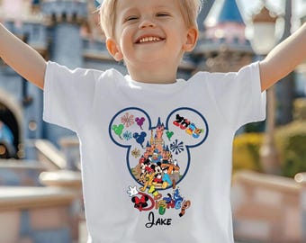 Custom Disney Trip Shirt: Minnie and Mickey Mouse Matching Tee