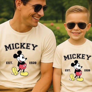 Vintage Mickey Mouse T-Shirt, Disney Family Retro Tee
