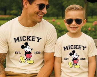 Vintage Mickey Mouse T-Shirt, Disney Family Retro Tee