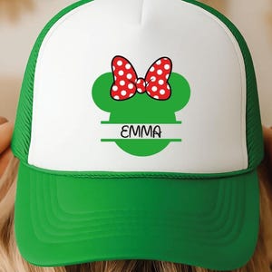 Custom Minnie Hats Trendy Custom Disney Hats  Custom Mickey Hats Disney Trucker Hat Vintage Disney Trip Hats Custom Birthday Gift Hats