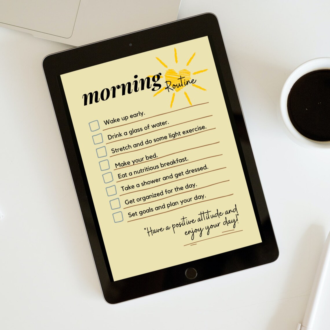Guide to the Perfect Morning Routine | Instant Download | 8 Simple ...