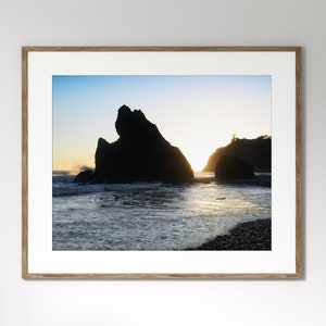 Pacific Northwest Beach Photo Print, Color, Photography, Home Decor, Wall Art