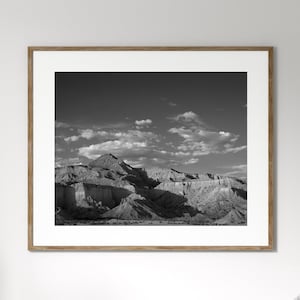 New Mexico Southwestern Landscape Photo Print, Black and White Photo Print, Photography, Home Decor, Wall Art
