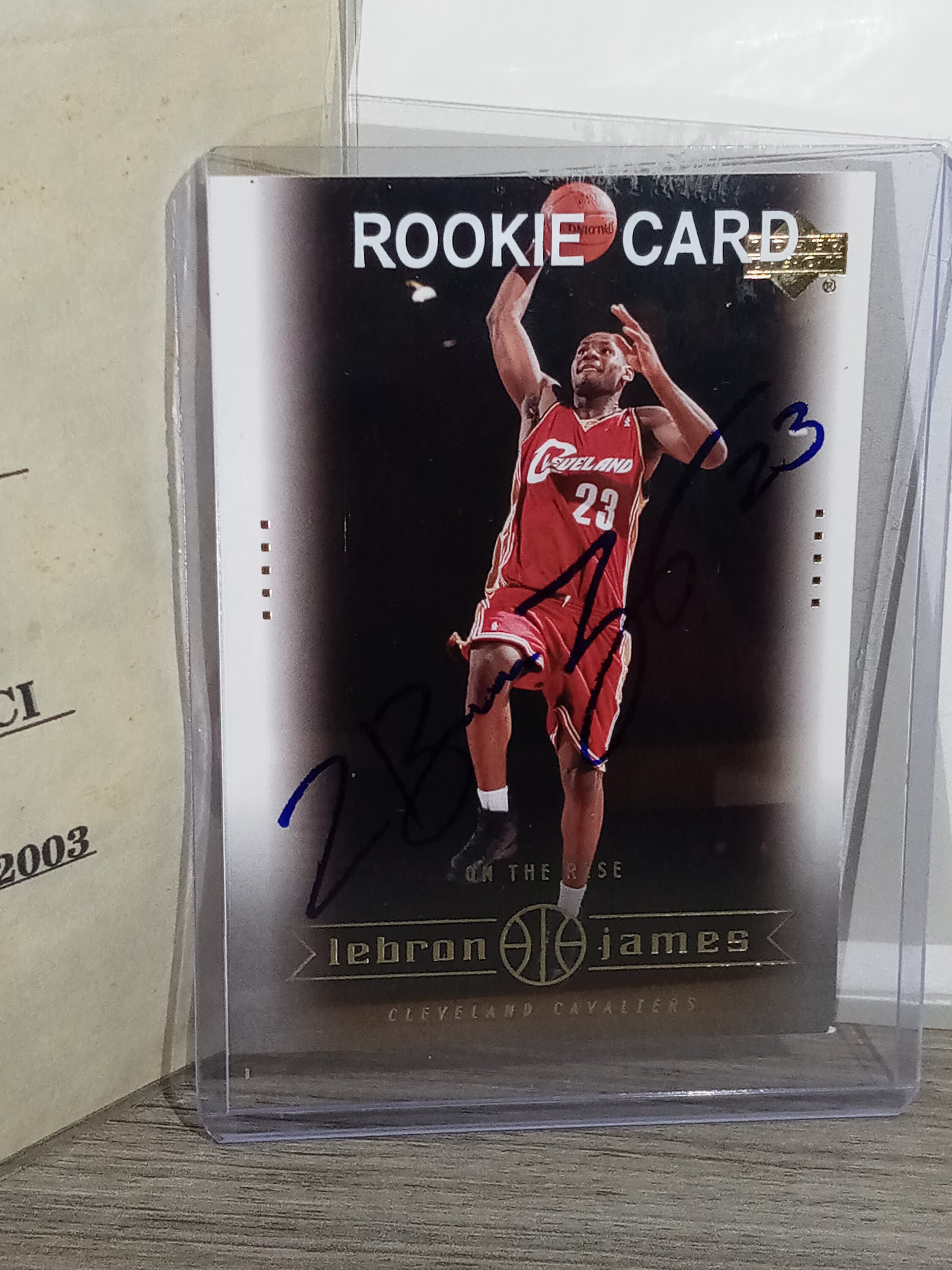 Original Autograph LEBRON James ROOKIE CARD 25 Very Very - Etsy
