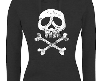 Sweat à capuche pour femme Basic Top Quality Top Fit - Captain Harlock - Drôle Made in Italy