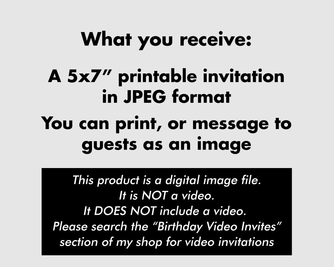 Video Game Printable Birthday Invitation Video Gamer - Etsy