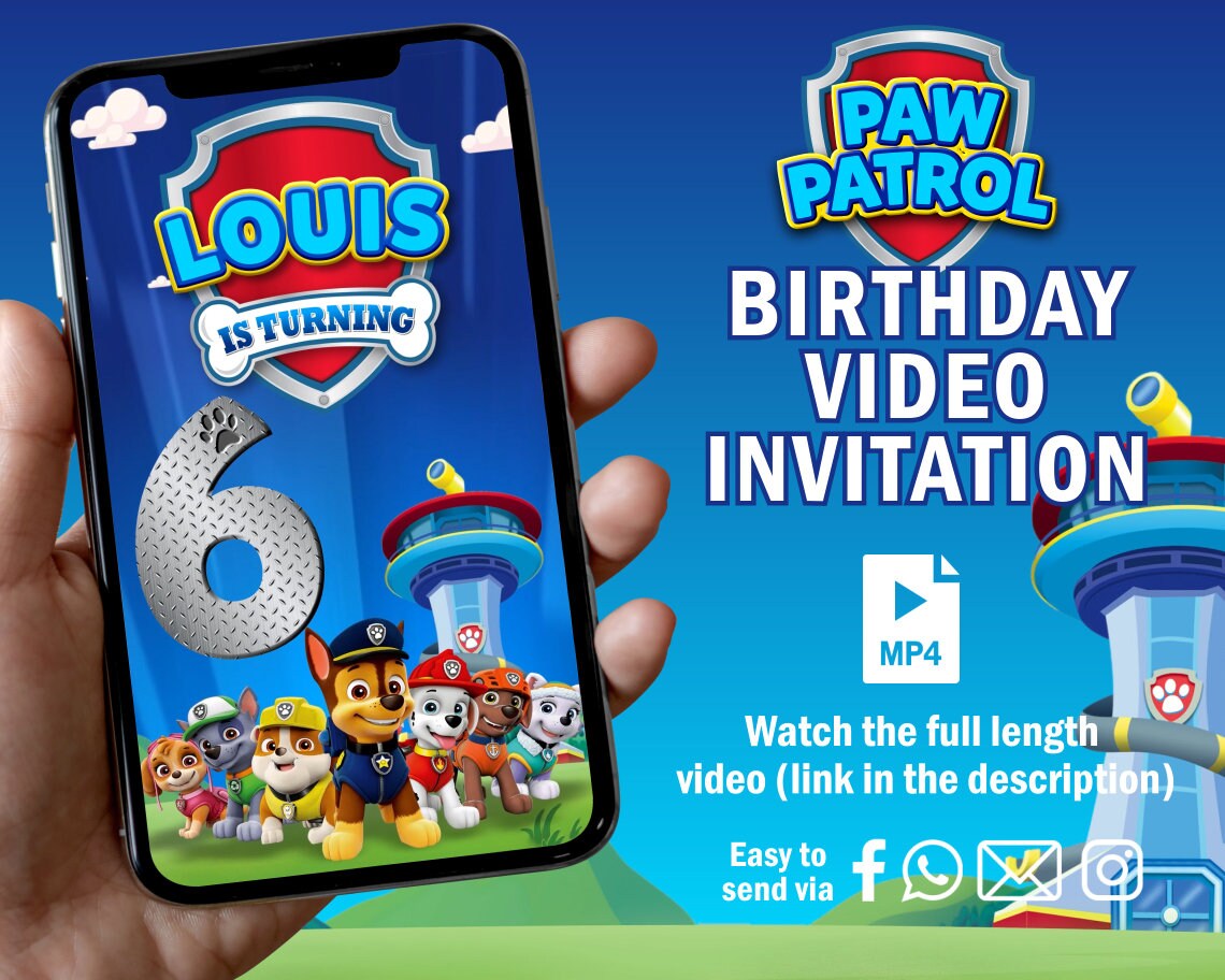 Video Invitation - Etsy
