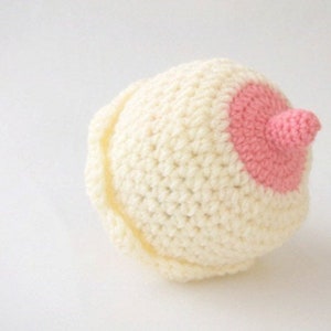 0-3 Month Breastfeeding Baby Boobie Beanie - Crochet baby hat