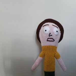 Handgehäkeltes Mr. Meeseeks Golf Club Cover: Rick und Morty Fan Geschenk Morty