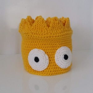 Crochet inspired by Bart Simpsons hat-choose character-halloween costume-Newborn Beanie-Crocheted Cap,for twins