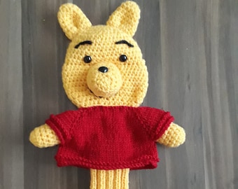 Handgemachte häkeln Winnie Golf Club Cover: Spaß Geschenk
